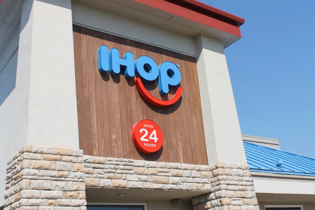 Internally Lighted Channel Letters for IHOP in Texarkana, AR