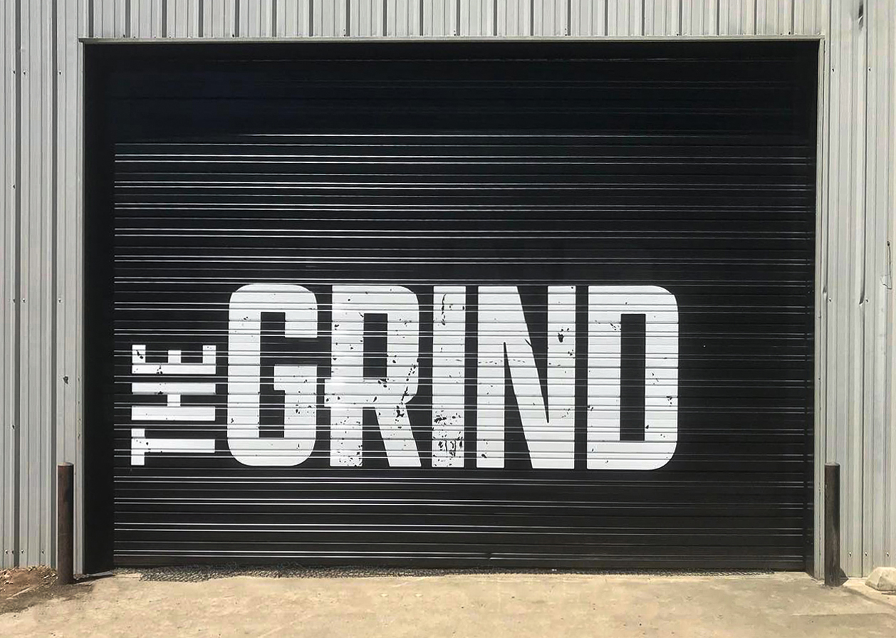The Grind Garage Door Wrap